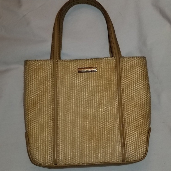 OS Nine West Handbags - Vintage Nine West Faux Basket Weave - Small Bag